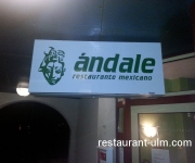 Eingang Andale Restaurant Ulm