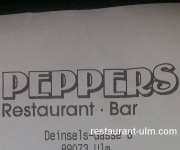 Rechnung Peppers Restaurant Ulm